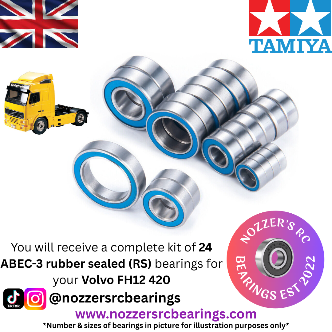 Tamiya Volvo FH12 420 Complete Bearing Kit
