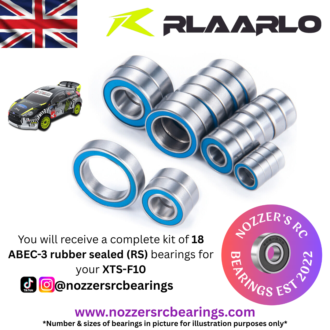 Rlaarlo XTS-F10 Rally Complete Bearing Kit