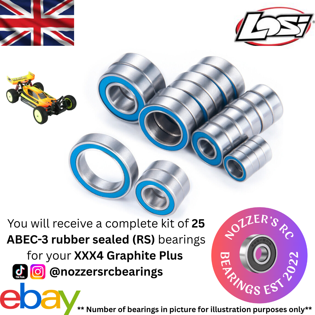 Losi XXX4 Graphite Plus Complete Bearing Kit
