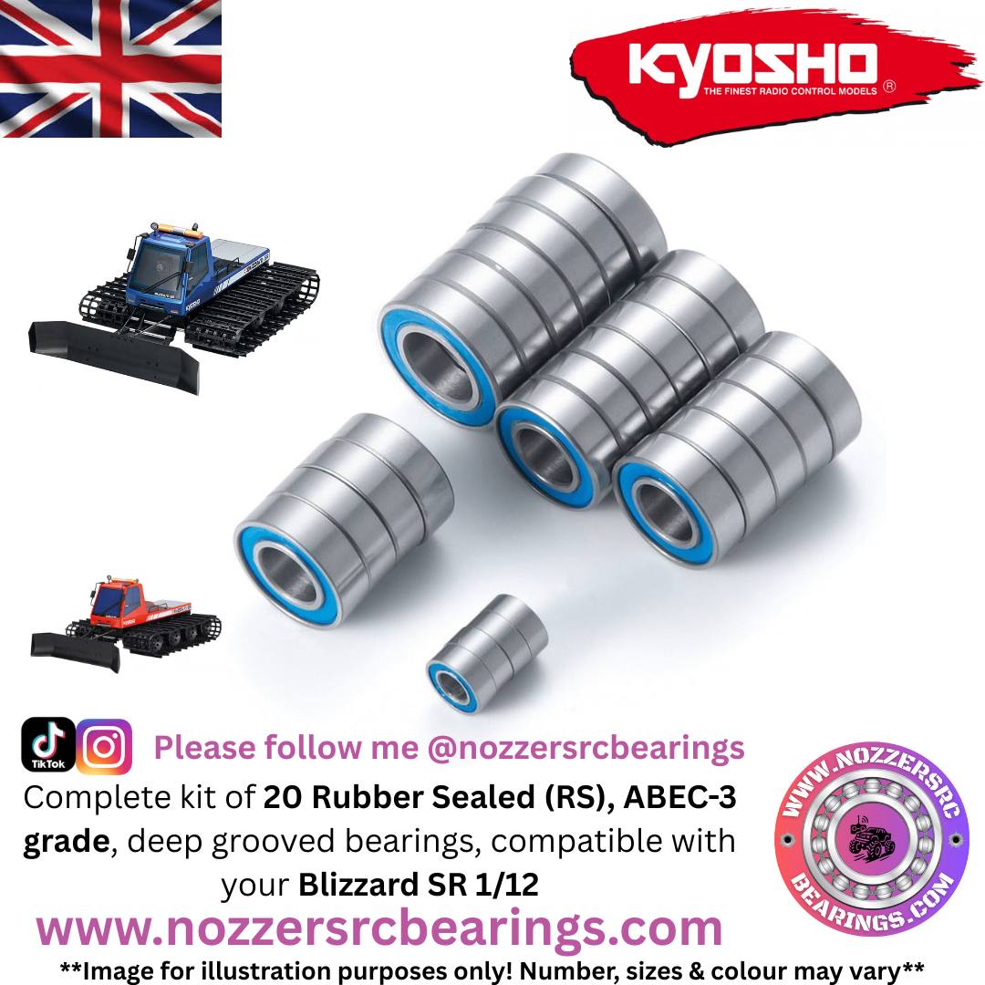 Kyosho Blizzard SR 1/12 Complete Bearing Kit