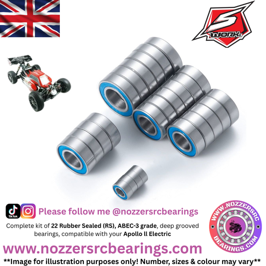 Sworkz Apollo II Electric Complete Bearing Kit