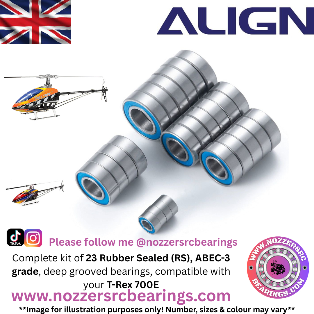 Align T-Rex 700E Complete Bearing Kit