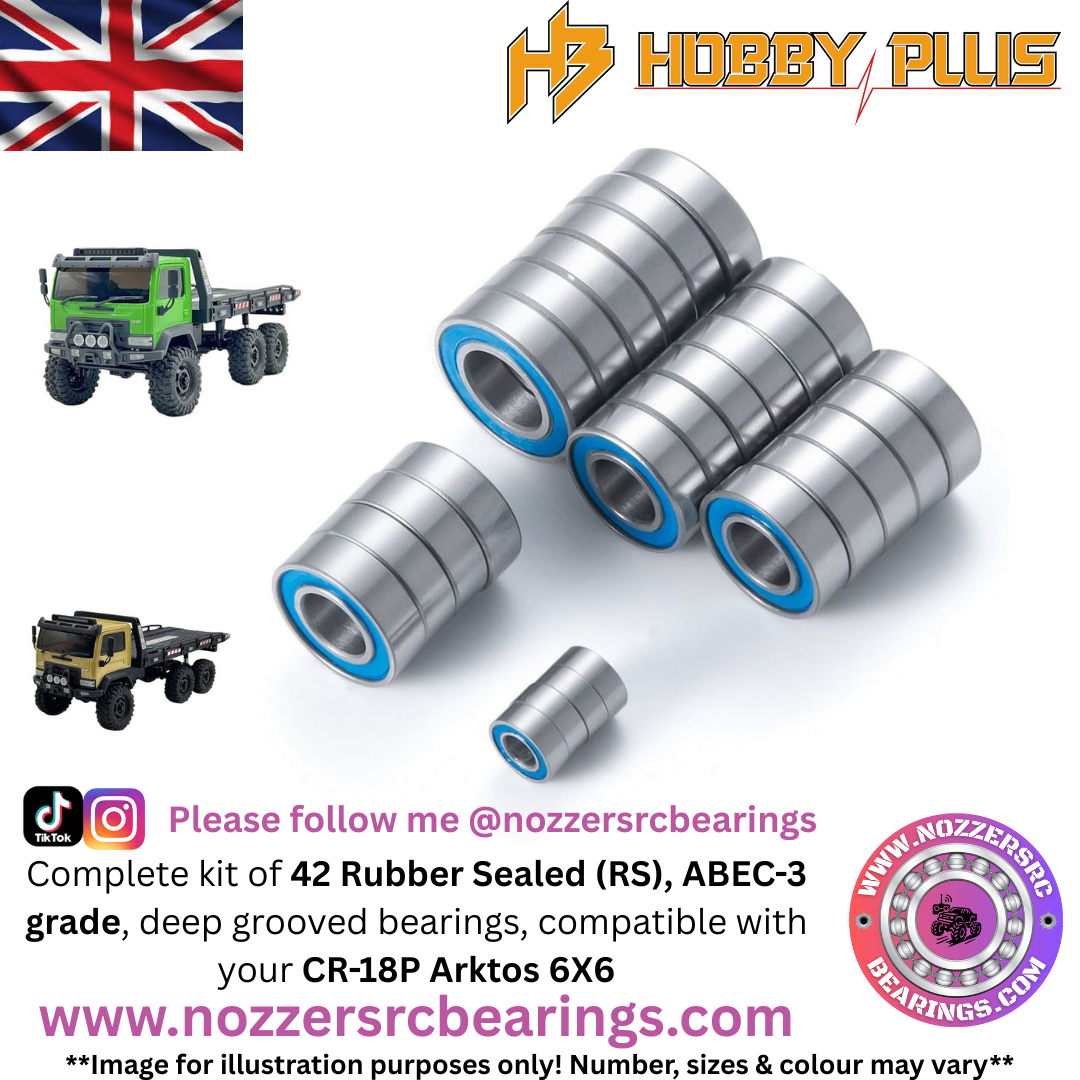 HobbyPlus CR-18P Arktos Complete Bearing Kit