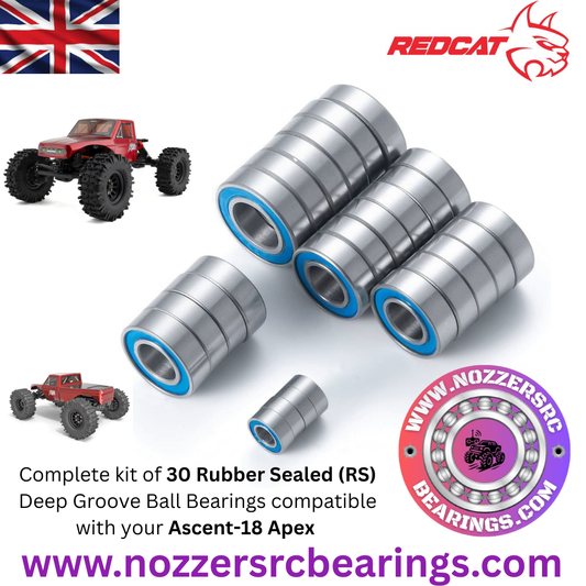 Redcat Racing Ascent-18 Apex Complete Bearing Kit