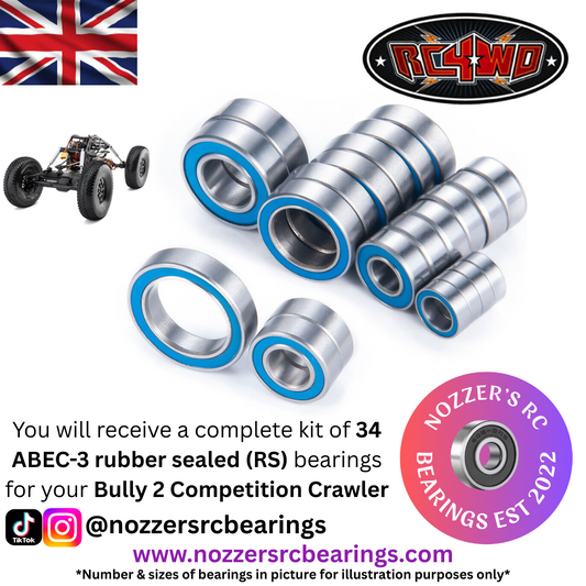 RC4WD Bully 2 Competition Crawler Complete Bearing Kit