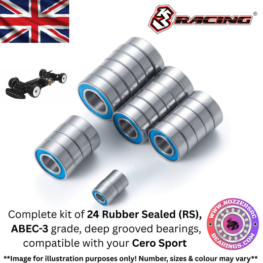 3 Racing Cero Sport Complete Bearing Kit