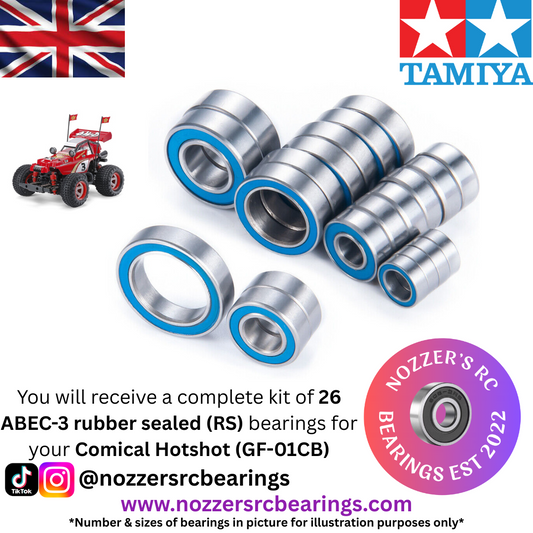 Tamiya Comical Hotshot (GF-01CB) Complete Bearing Kit