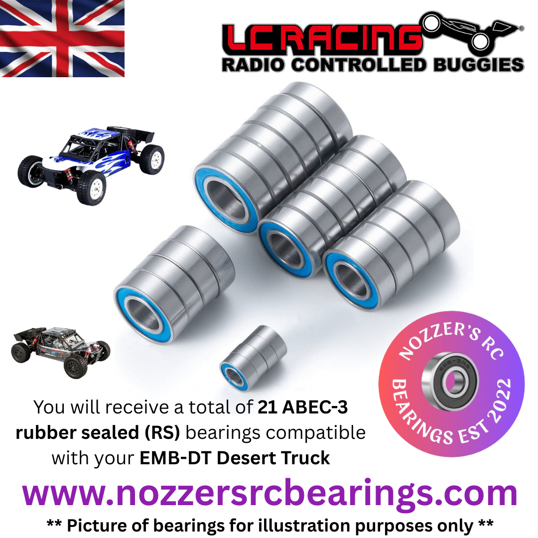 LC Racing EMB-DT Desert Truck Complete Bearing Kit
