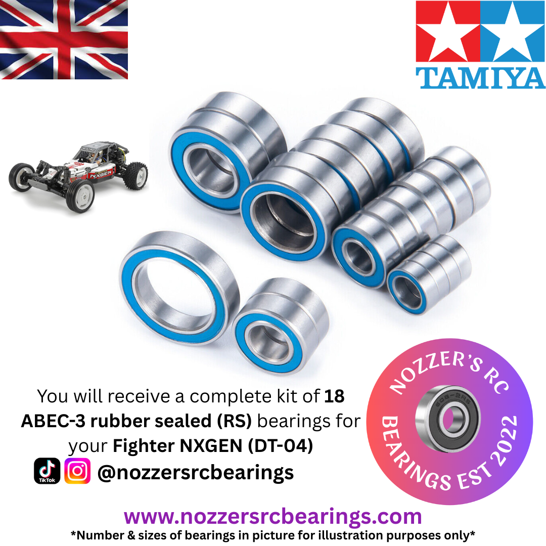 Tamiya Fighter NXGEN DT-04 Complete Bearing Kit