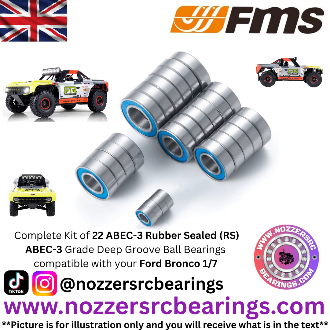 FMS Ford Bronco 1/7 Complete Bearing Kit