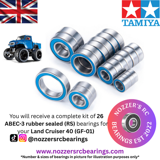 Tamiya Land Cruiser 40 (GF-01) Complete Bearing Kit