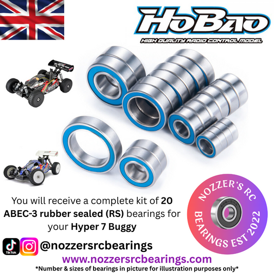 Hobao Hyper 7 Buggy Complete Bearing Kit