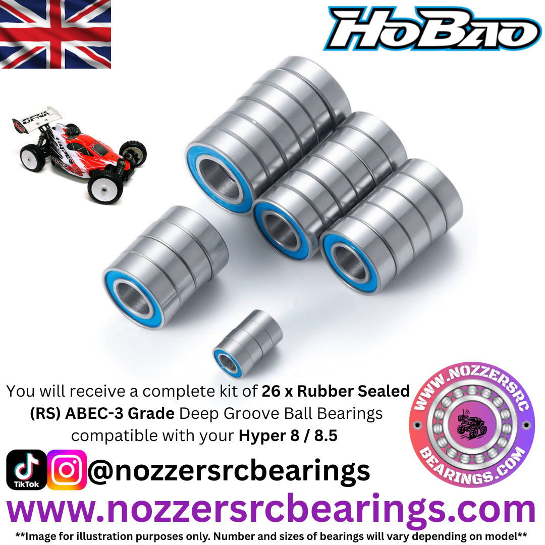 Hobao Hyper 8 / 8.5 Complete Bearing Kit