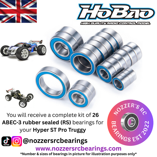 Hobao Hyper ST Pro Truggy Complete Bearing Kit