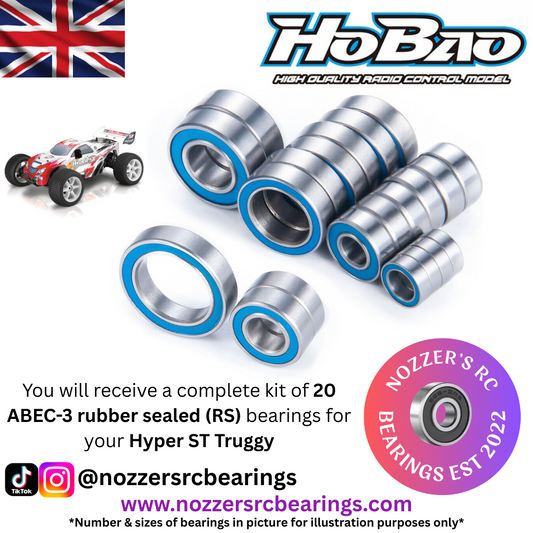 Hobao Hyper ST Truggy Complete Bearing Kit