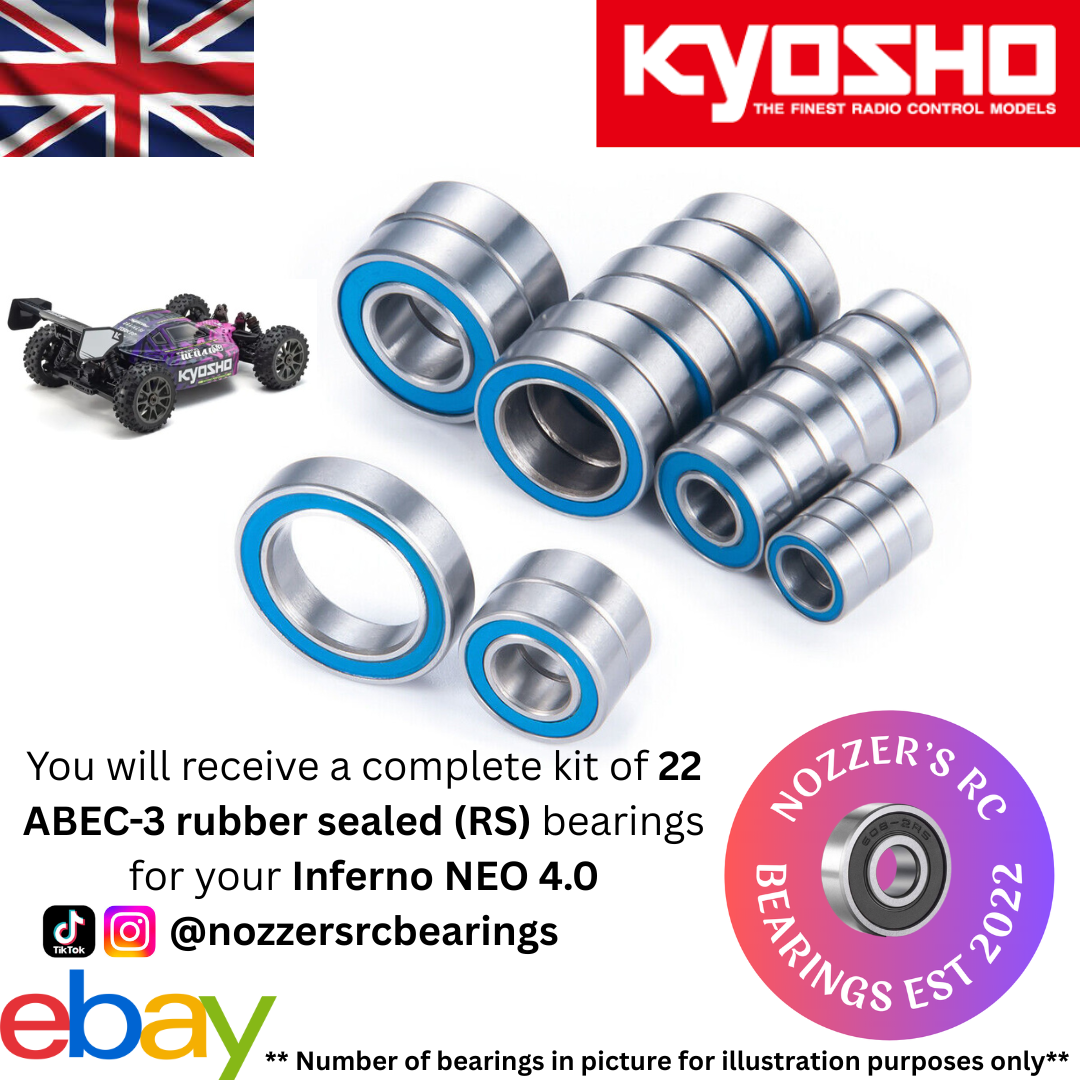 Kyosho Inferno Neo 4.0 Complete Bearing Kit