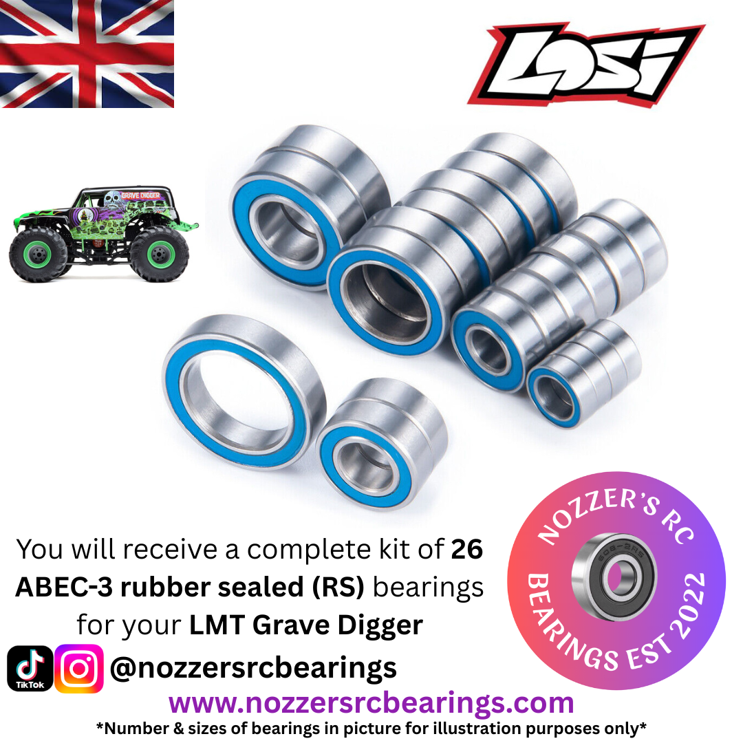 Losi LMT Grave Digger Complete Bearing Kit