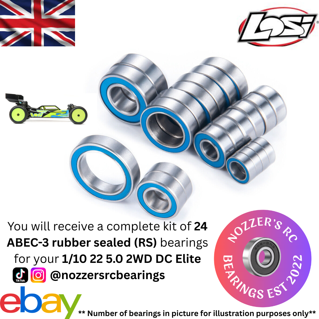 Losi 22 5.0 2WD DC Elite Complete Bearing Kit