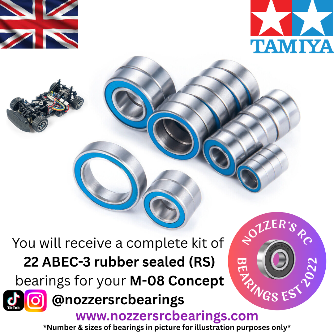 Tamiya M-08 Concept Complete Bearing Kit