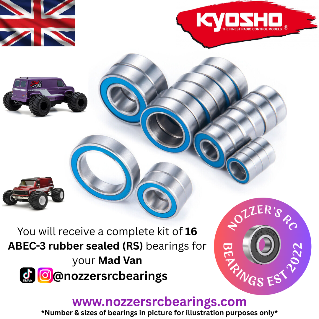 Kyosho Mad Van Complete Bearing Kit