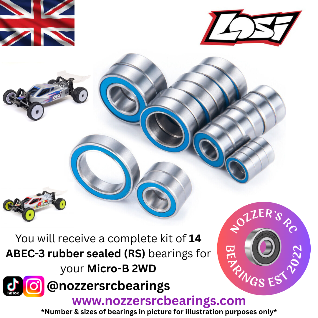 Losi Micro-B 2WD Complete Bearing Kit