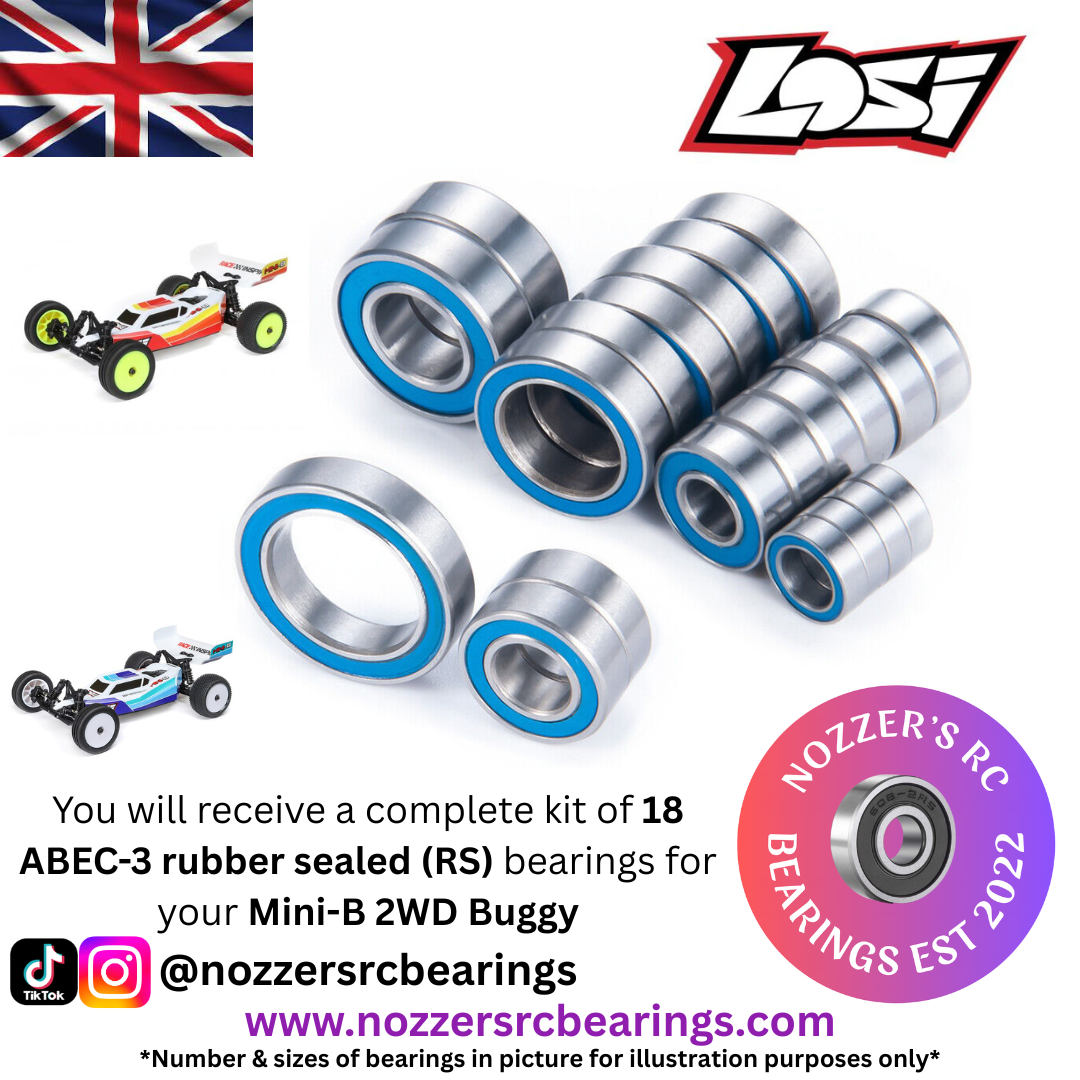 Losi Mini-B 2WD Buggy Complete Bearing Kit