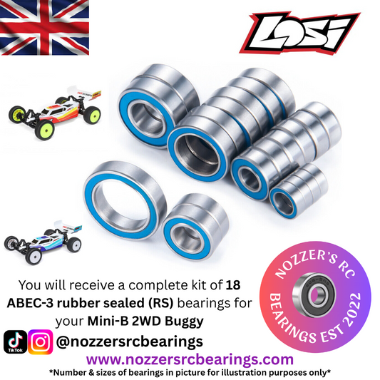 Losi Mini-B 2WD Buggy Complete Bearing Kit