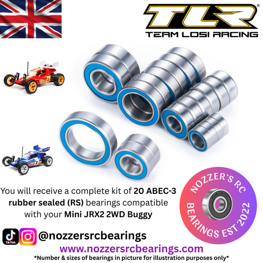 Losi Mini JRX2 2WD Buggy Complete Bearing Kit