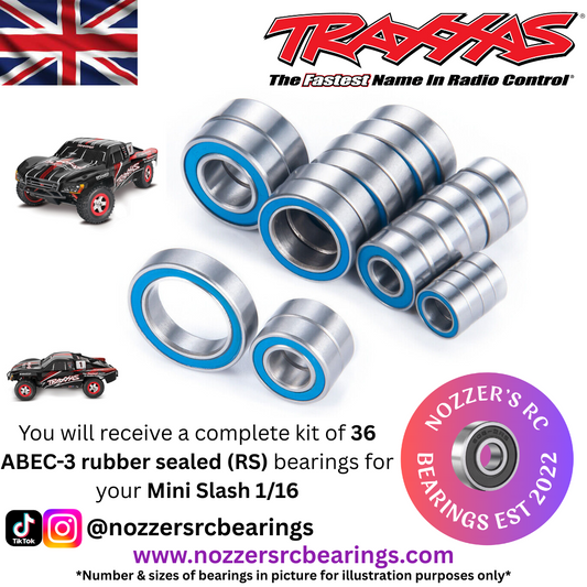 Traxxas Mini Slash 1/16 Complete Bearing Kit