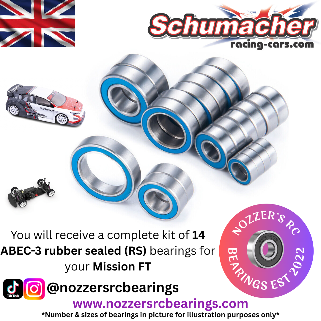 Schumacher Mission FT Complete Bearing Kit