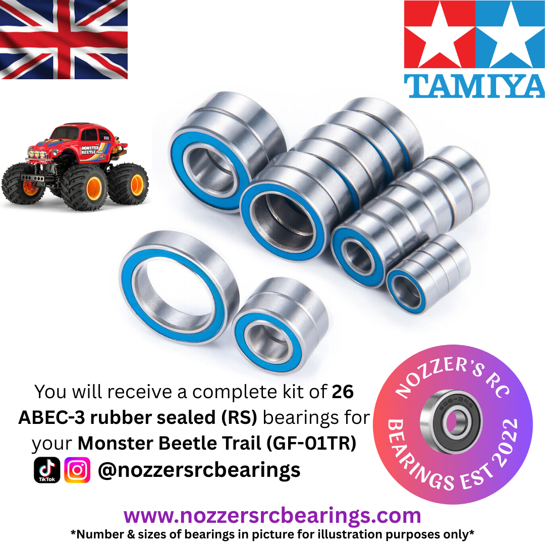 Tamiya Monster Beetle Trail (GF-01TR) Complete Bearing Kit