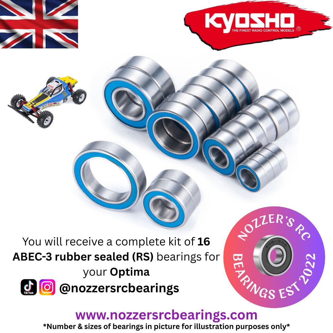 Kyosho Optima Complete Bearing Kit