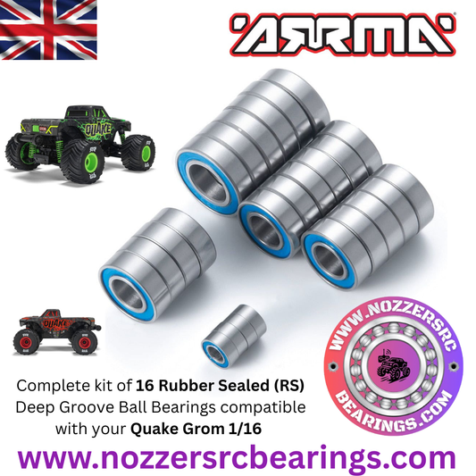 Arrma Quake Grom 1/16 Complete Bearing Kit
