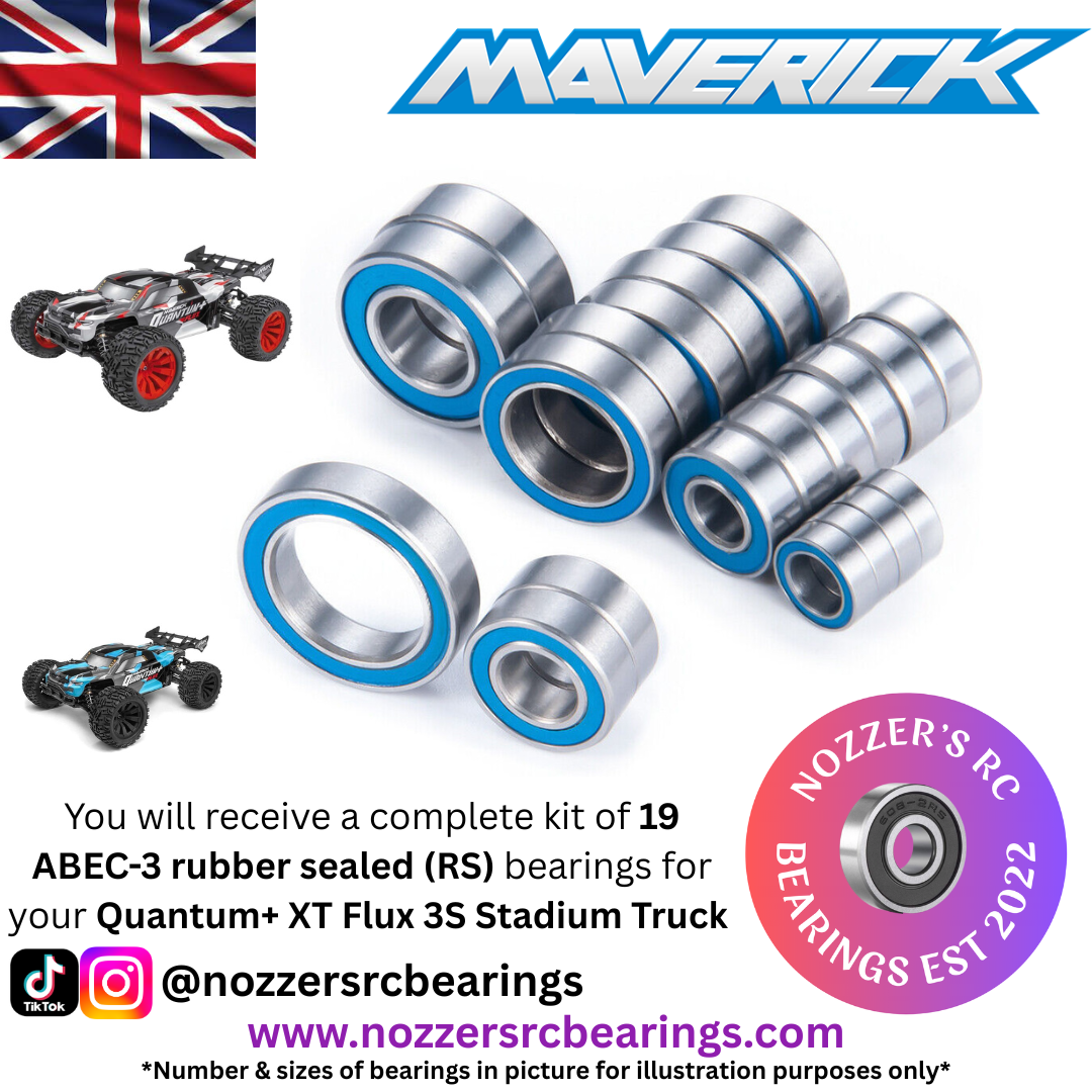 Maverick Quantum+XT Flux 3S Stadium Truck Complete Bearing Kit