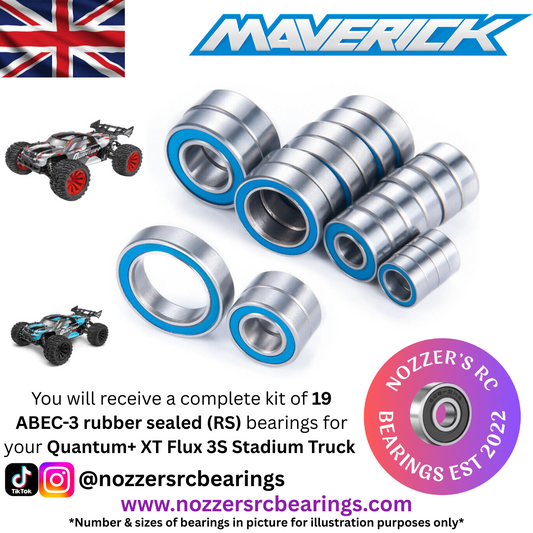 Maverick Quantum+XT Flux 3S Stadium Truck Complete Bearing Kit