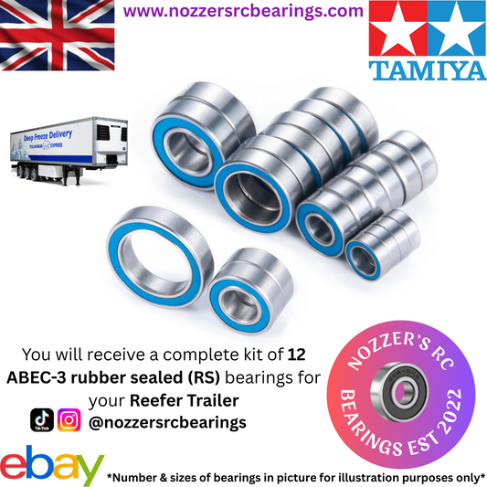 Tamiya Reefer Trailer Complete Bearing Kit
