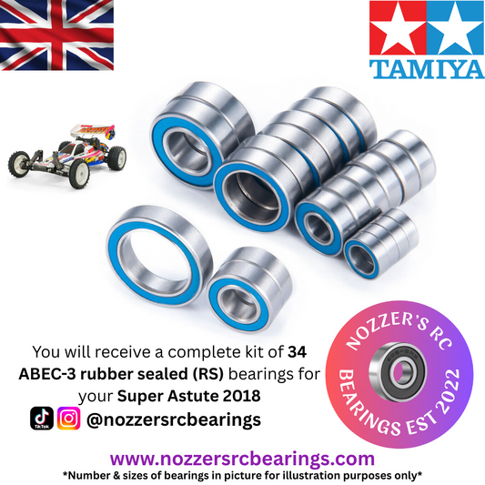 Tamiya Super Astute 2018 Complete Bearing Kit