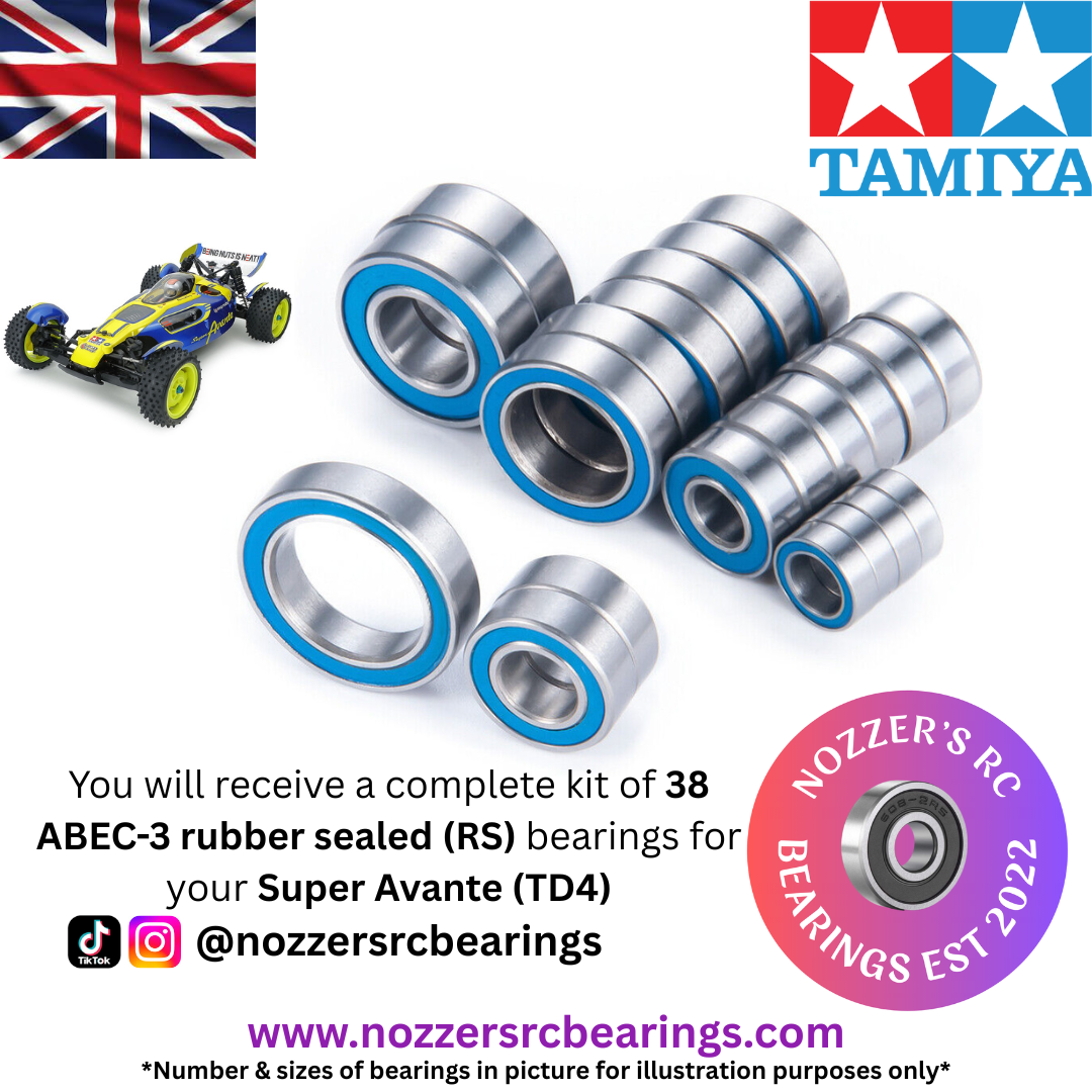 Tamiya Super Avante (TD4) Complete Bearing Kit