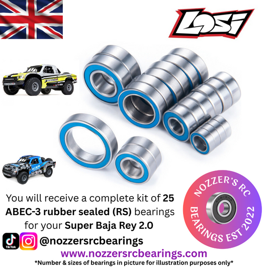 Losi Super Baja Rey 2.0 Complete Bearing Kit