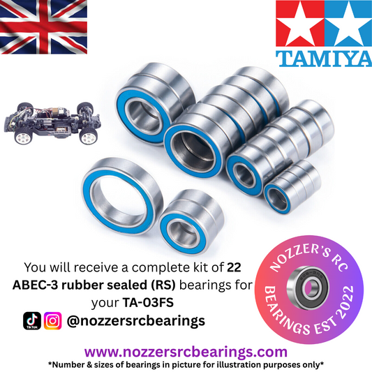 Tamiya TA-03FS Complete Bearing Kit