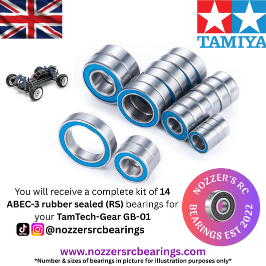 Tamiya Tam Tech-Gear GB-01 Complete Bearing Kit
