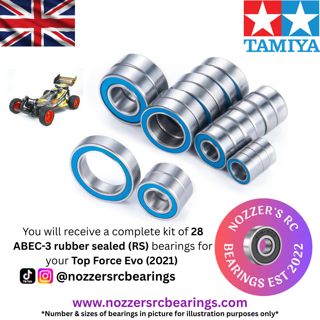 Tamiya Top Force Evo (2021) Complete Bearing Kit