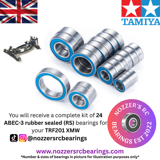 Tamiya TRF201 XMW Complete Bearing Kit