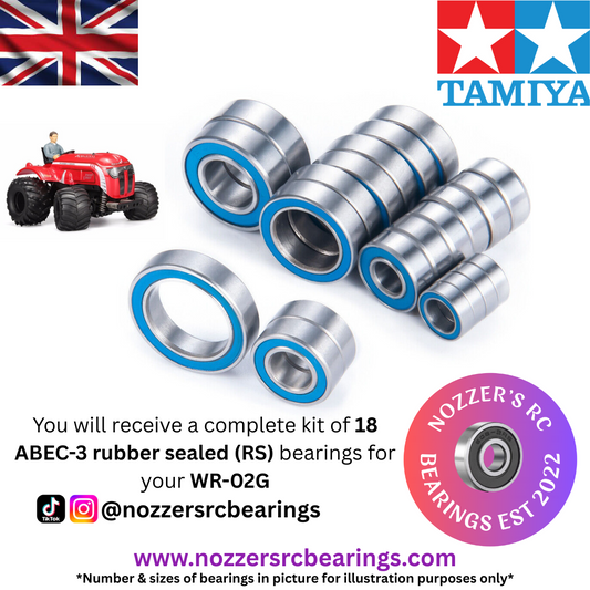 Tamiya WR-02G Complete Bearing Kit