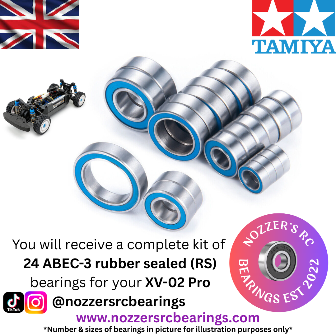 Tamiya XV-02 Pro Complete Bearing Kit