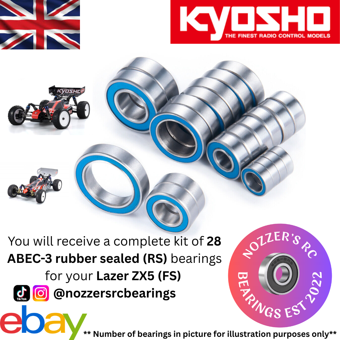 Kyosho Laser ZX5 (FS) Complete Bearing Kit